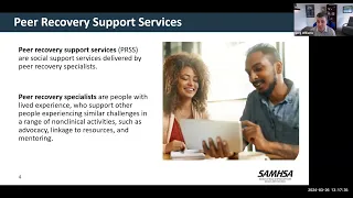 Financing PRSS: Opportunities to Enhance the Peer Support Workforce