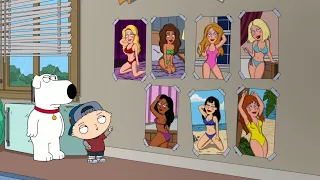 Stewie's Maxim posters - Family Guy Season 22 Ep 5