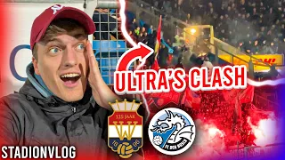 COMPLETE CHAOS Match Suspended BY ULTRAS At Willem II - FC Den Bosch (1-2)
