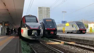 UNA GIORNATA DI FINE DICEMBRE ALLA STAZIONE DI RIMINI: TRENI STRANI,INVII E PRECEDENZE!