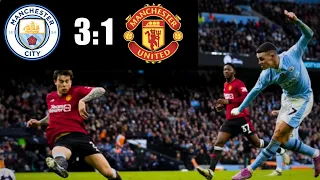 Derby Delight: City Triumphs 3-1 Over United 4K | The Manchester Derby Story | UEFA | GoatGoalsTv