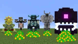 which bosses will give more xp? which Wither Storm phase will give more xp???