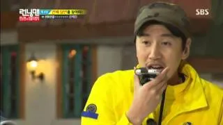 A surprise phone call with Lee Gwang Soo and Son Ye Jin @Running Man 20130512