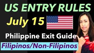 US TRAVEL REQUIREMENTS FOR PASSENGERS COMING FROM PHILIPPINES