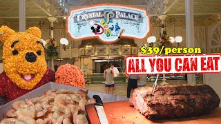 Dining at Disney's Crystal Palace, the one & only BUFFET in Magic Kingdom Park - Walt Disney World