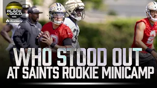 Breaking Down Saints Rookie Minicamp: On Fuaga's shift, Rattler’s day & more | Inside Black & Gold