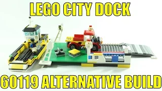 LEGO CITY 60119 ALTERNATIVE BUILD CITY DOCK