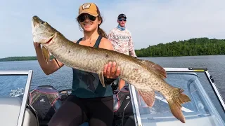 She Gave Us GOOD LUCK While Fishing! (Must Watch) - 2 Muskies in ONE DAY!