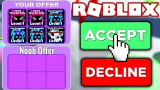 I GAVE AWAY THE BEST PETS IN ROBLOX TO THE WORST PLAYERS!