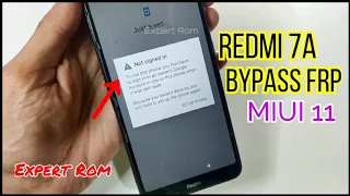 Redmi 7A Miui 11 Bypass Frp Google Account Lock Without Pc | This Device Not Signed In
