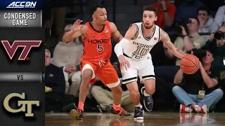 Virginia Tech vs. Georgia Tech Condensed Game | 2018-19 ACC Basketball