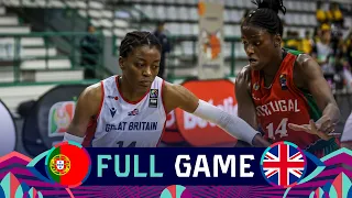 Portugal v Great Britain | Full Basketball Game | FIBA Women's EuroBasket 2023 Qualifiers