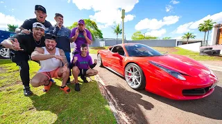 REAÇÃO DOS MEUS AMIGOS AO VER MINHA FERRARI COM RODÃO