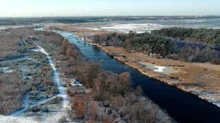 DJI "Spark".Juglasciems.Winter flight.Зимний полёт вокруг Югласциемса