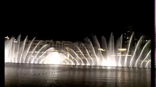Поющие фонтаны в Дубае. Singing fountains in Dubai.