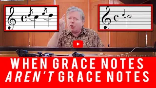 Grace Notes that Aren't Grace Notes - A Piano Lesson with Robert Estrin