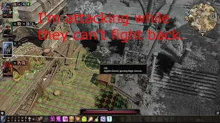 Beating Dallis At Fort Joy While Outside Combat - Divinity Original Sin 2