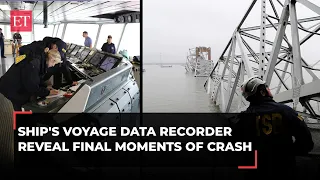 Baltimore bridge collapse: NTSB investigators board container ship; reveal crash timeline