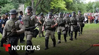 Crece el caos y la tensión a nivel nacional por las protestas universitarias | Noticias Telemundo