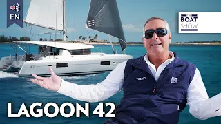 LAGOON 42 seen at St. Petersburg Boat Show 2024 - The Boat Show