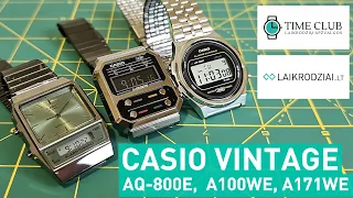 Casio Vintage AQ-800E, A100WE, A171WE | Laikrodžių apžvalga (review) x Gedmis Laguna #casio #vintage