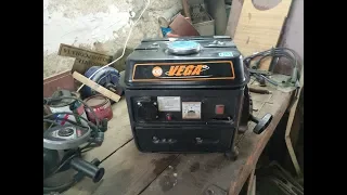 генератор EP950DC, разбираю, ищу неисправность, проверяю мощность