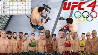 What if MMA Was Added to the Olympics? - UFC 4 Simulation