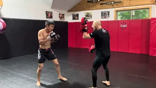 MMA Training “Ruslan preparing to fight” K Dojo Warrior Tribe
