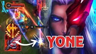 UNKILLABLE YONE GAMEPLAY WITH CONQUEROR RUNE ( BUILD & RUNES ) - Wild Rift