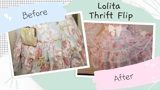 DIY Lolita Thrift Flip! Taking a Basic Skirt and Making it Extra