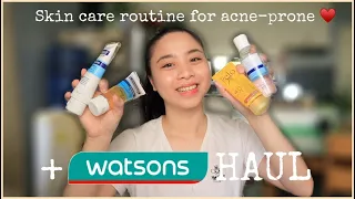 SKINCARE ROUTINE after using Prestige Rejuvenating Set + WATSONS Haul