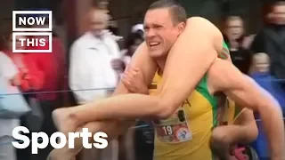 World Wife-Carrying Championship Captivates Crowds in Finland | NowThis