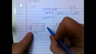 EOY whole 6th grade VIDEO #14 of 16 MATH Surface Area and NETS