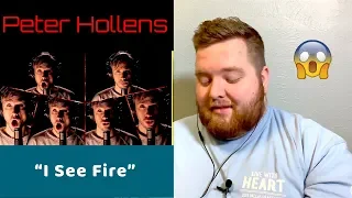 Peter Hollens | "I See Fire" Ed Sheeran The Hobbit | Jerod M Reaction