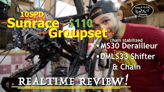 SunRace Groupset on the Taff Real Time Review & Coffee Shout Outs