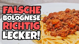 FALSCHE BOLOGNESE, RICHTIG LECKER! (VARIATION VOM RAGÙ ALLA BOLOGNESE)