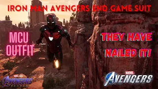 Marvel's Avengers Iron Man Avengers Endgame Suit Gameplay