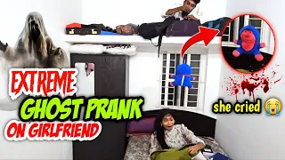 Extreme GHOST PRANK on girlfriend 🤣 | she cried 😭