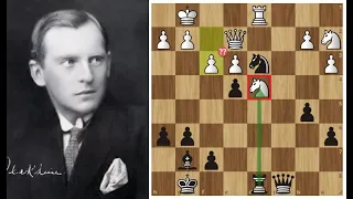 Крутая комбинация Алехина в партии с Грюнфельдом! Шахматы