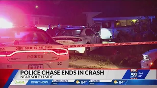 Man with 6 warrants leads police on chase in stolen truck, crashes into home