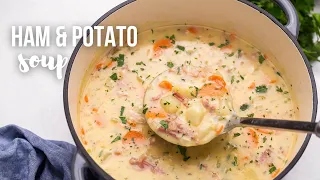 Creamy Ham and Potato Soup | The Recipe Rebel