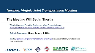 Northern Virginia Joint Transportation Meeting