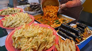 Kimbap, fried food, and even Tteokbokki! A Korean food paradise with everything / korean street food