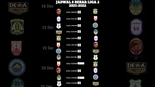 JADWAL 8 BESAR LIGA 2 2021-2022