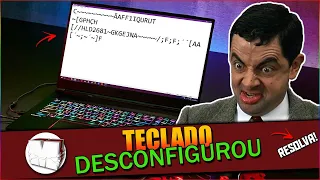 TECLADO DESCONFIGURADO - VEJA COMO RESOLVER (4 Dicas Valiosas) ATUALIZADO 2020