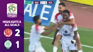 Full Highlights Wydad Athletic Club vs Raja Casablanca 2-1 - Derby Casablanca WAC x RCA 2023