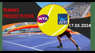 Tennis Predictions Today|ATP Rome|WTA Rome|WTA Paris|WTA Parma|Tennis Betting Tips|Tennis Preview