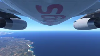 Calvi approach circling 36+buttery landing (-39fpm)