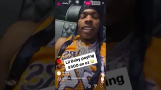 LIL BABY SMOKES  $500 AN OZ!