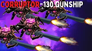 CORRUPTOR GUNSHIPS - |STREAM HIGHLIGHTS| Gear Mode [Starcraft 2 Direct Strike]